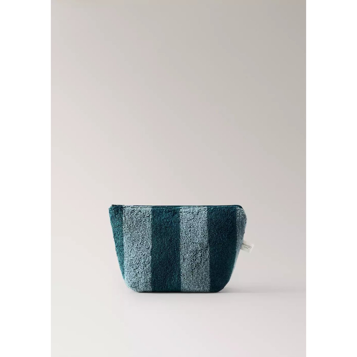 Trousse en coton à carreaux bleu, MANGO HOME
