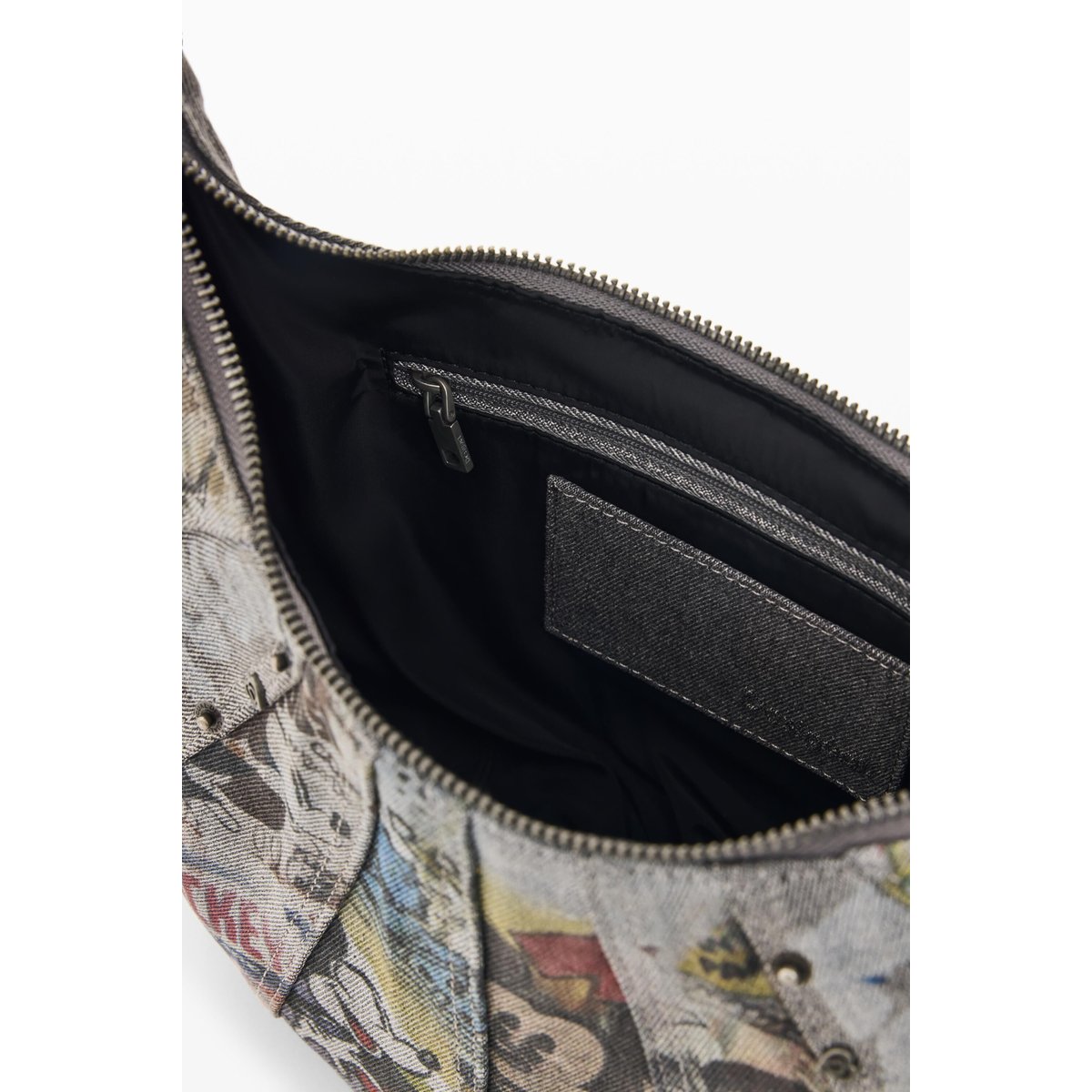 Sac denim moyen Mickey™ noir, DESIGUAL