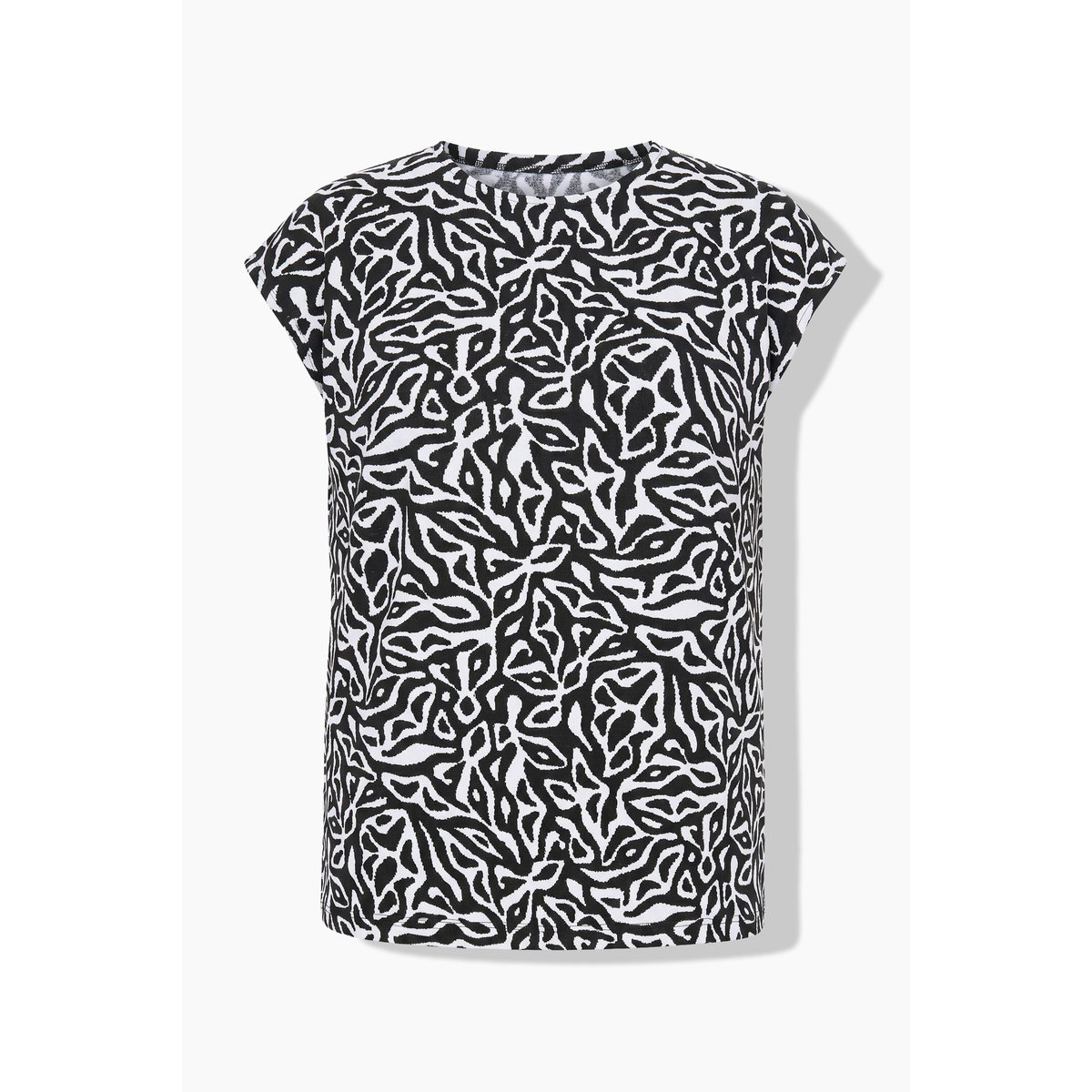 T-shirt, coupe oversize, effet texturé noir, STUDIO UNTOLD