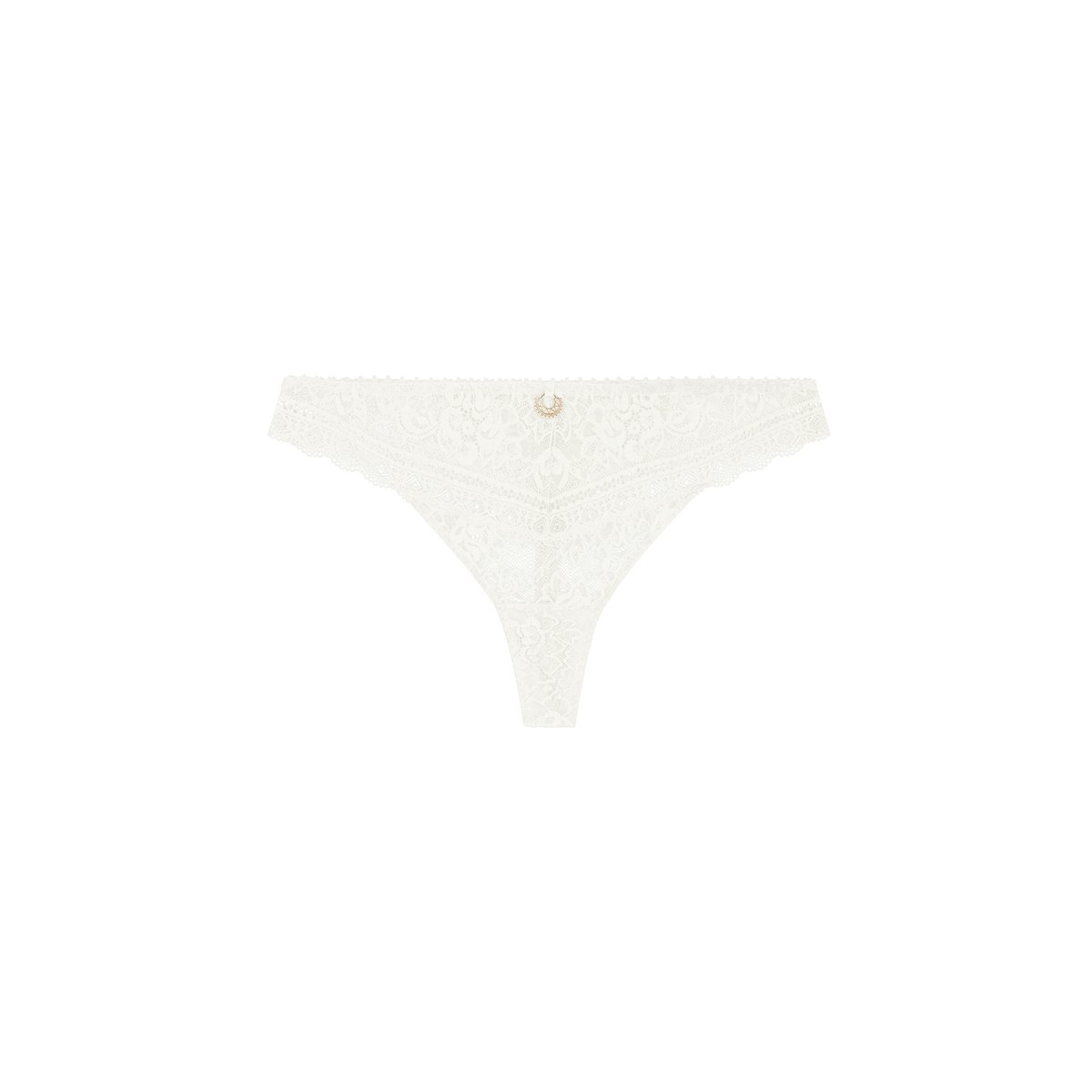 Tanga Ivresse baroque blanc, AUBADE