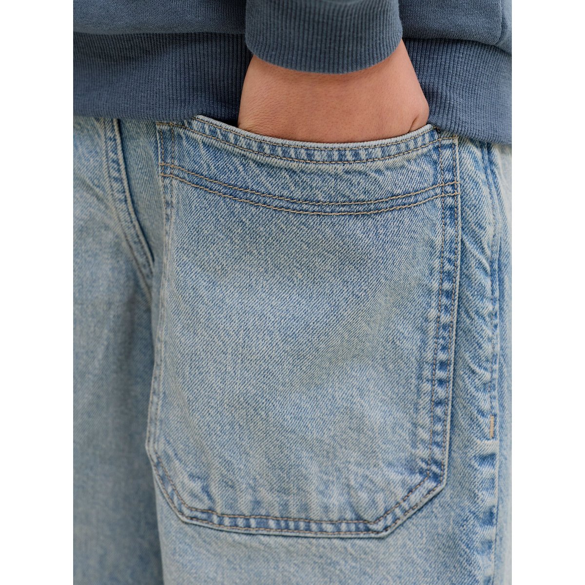 Jean Coupe Décontractée blue denim, JACK & JONES JUNIOR