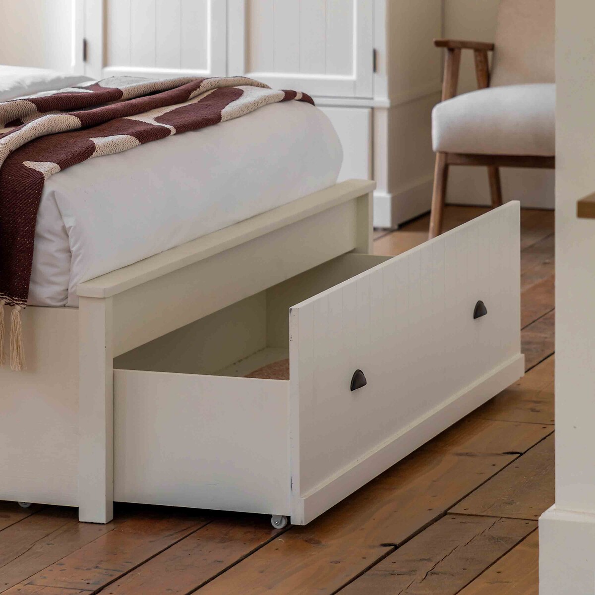 Ende 2-Drawer Storage Bed off-white, ÉDITÉ