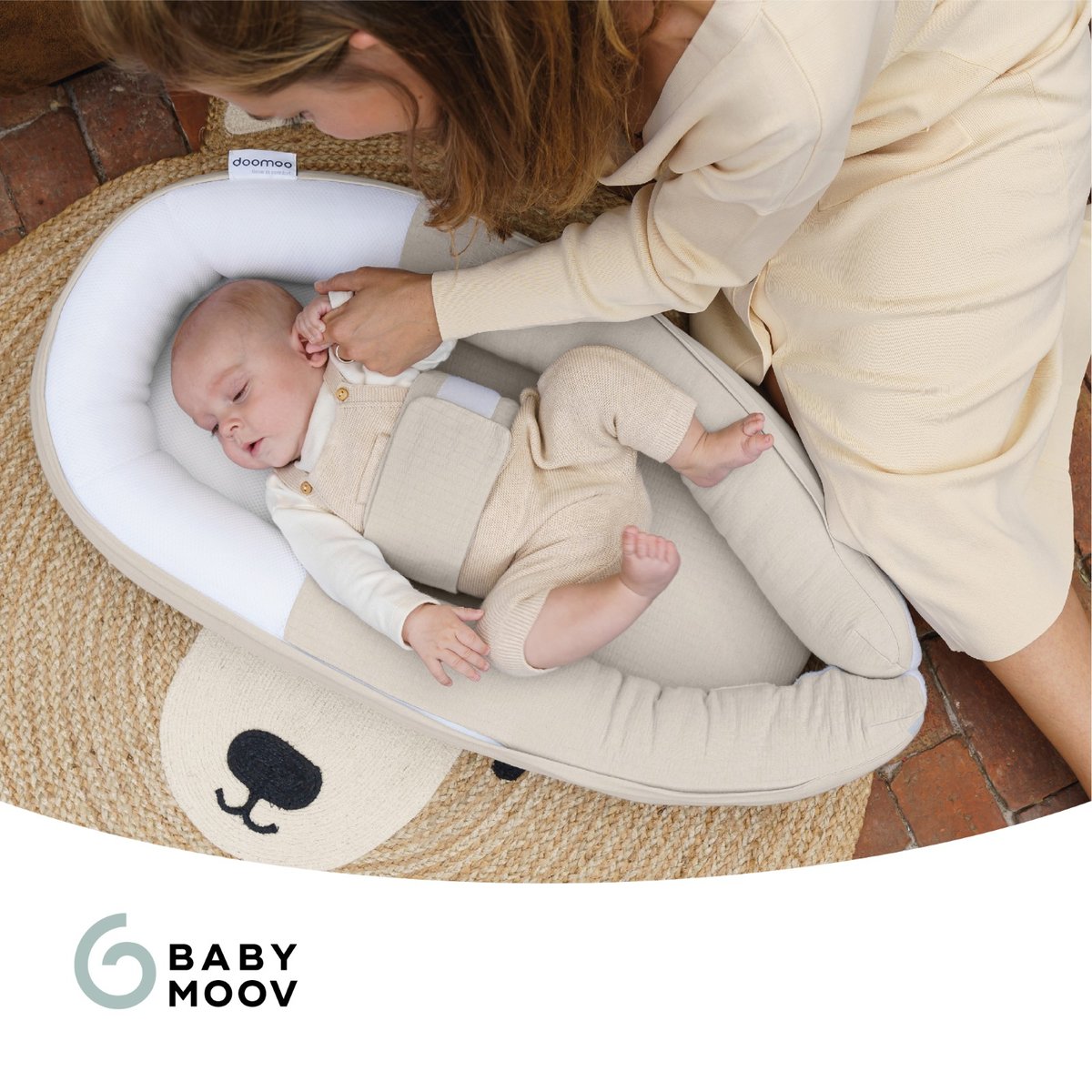 Réducteur nouveau-né évolutif et respirant beige, BABYMOOV