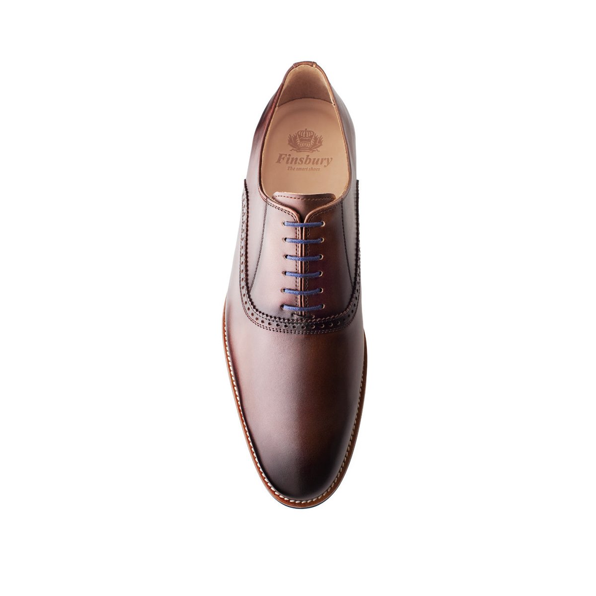 Richelieu cuir WILL marron foncé, FINSBURY