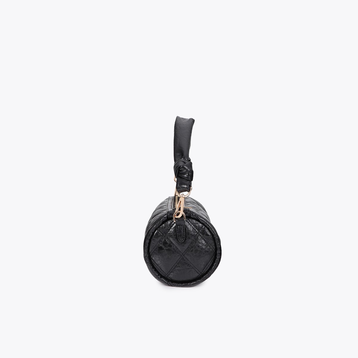 Sac à bandoulière matelassé à noeuds décoratifs noir, LOLA CASADEMUNT