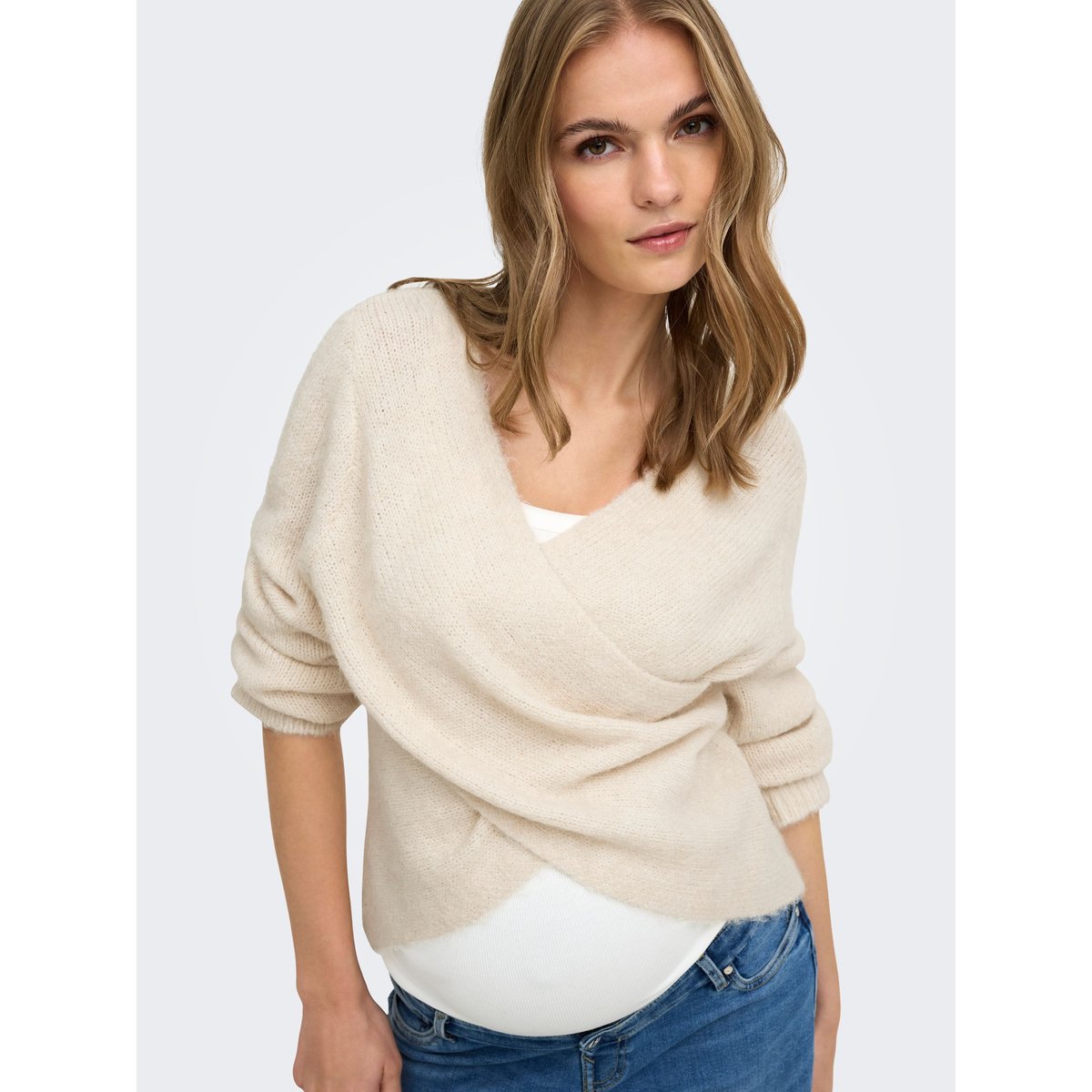 Pull En Maille birch 1, ONLY