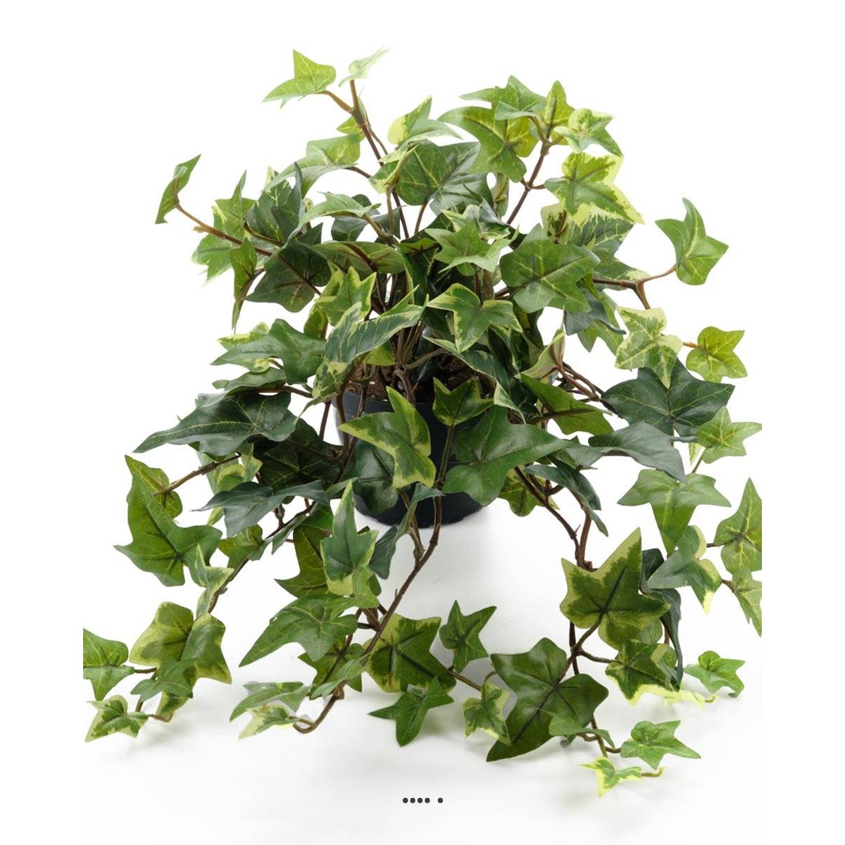 Lierre artificiel panaché retombant en pot, v002239, ARTIFICIELLES