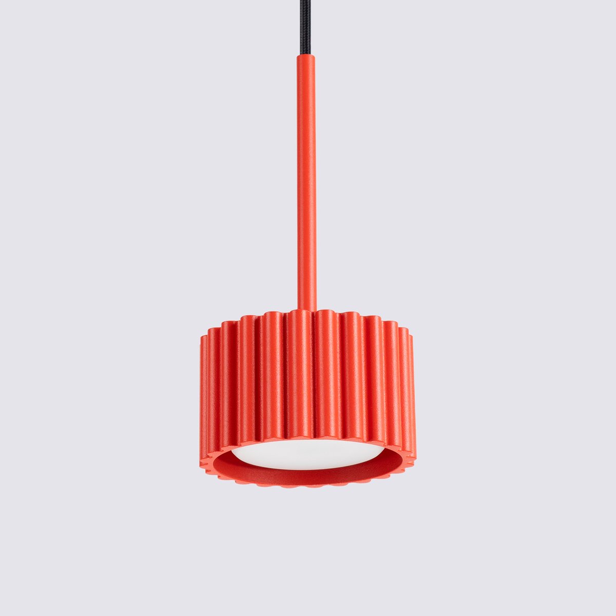 Suspension Aluminium Rouge Gx53 1 AURA rouge, EDEN