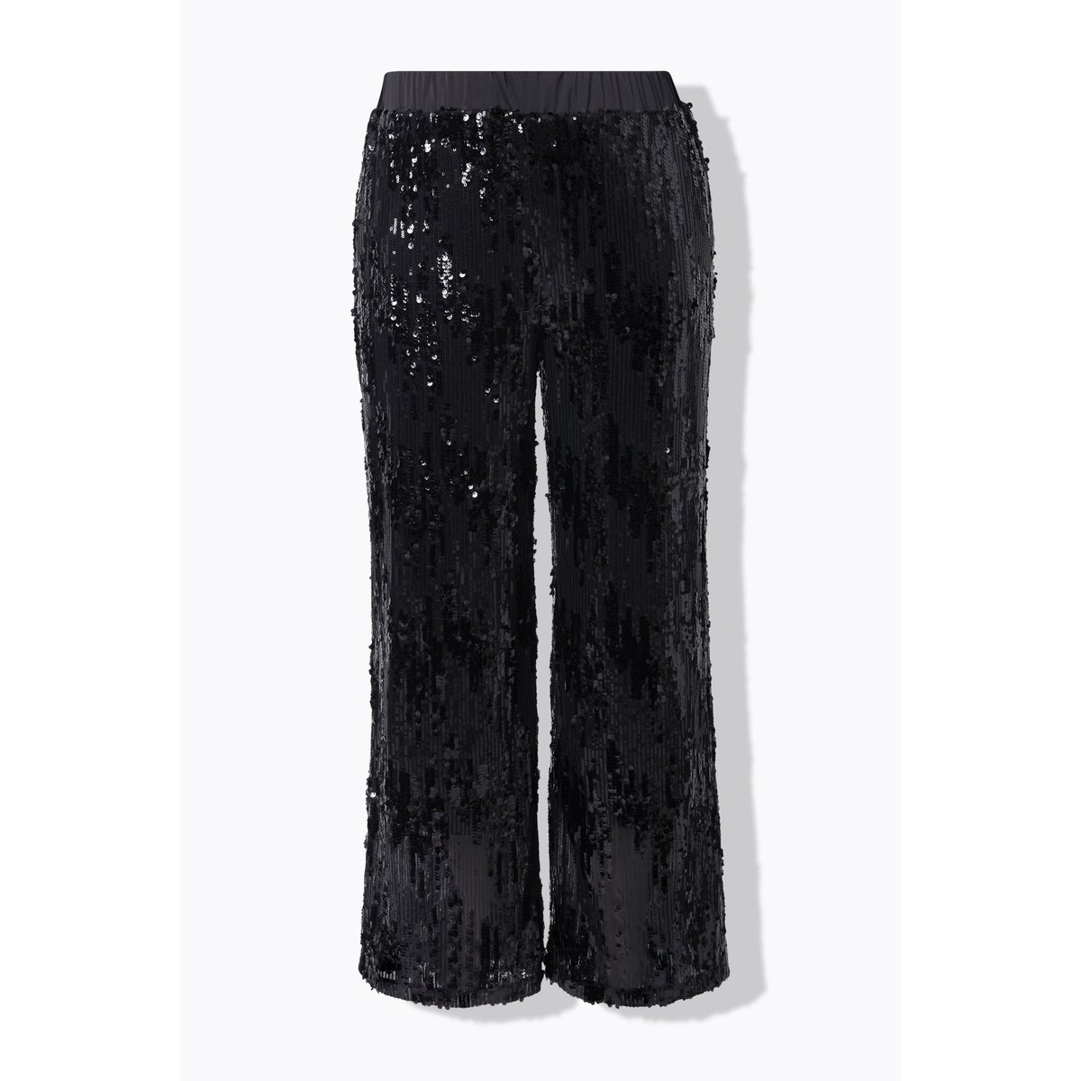 Pantalon large à sequins noir, ULLA POPKEN