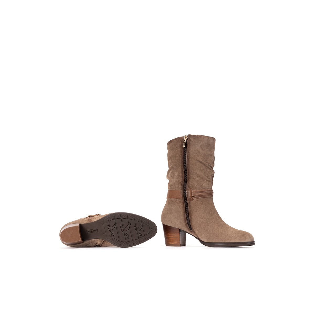 Bottes cuir Zamora taupe, PIKOLINOS