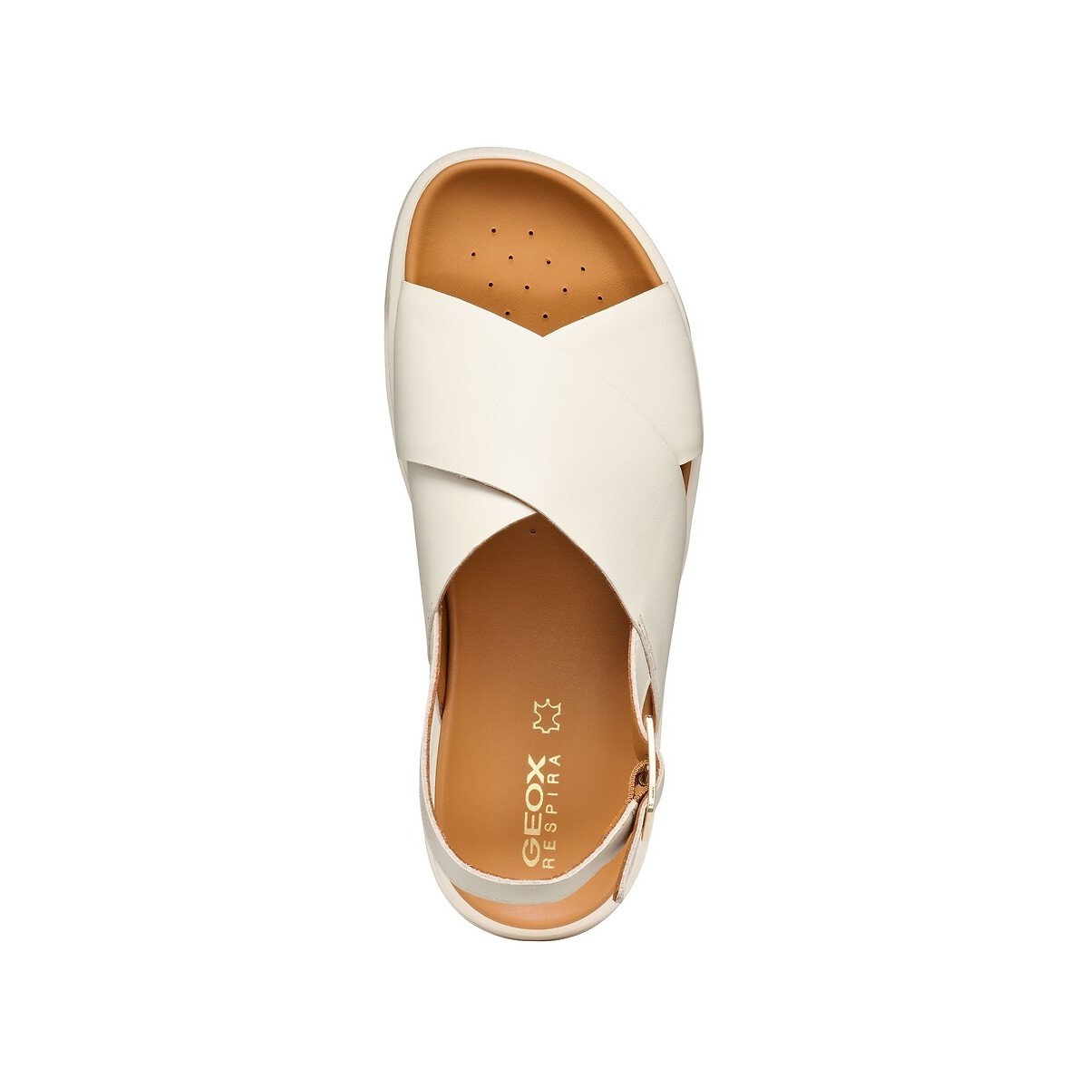 Sandales en cuir XAND 2.1S ecru, GEOX