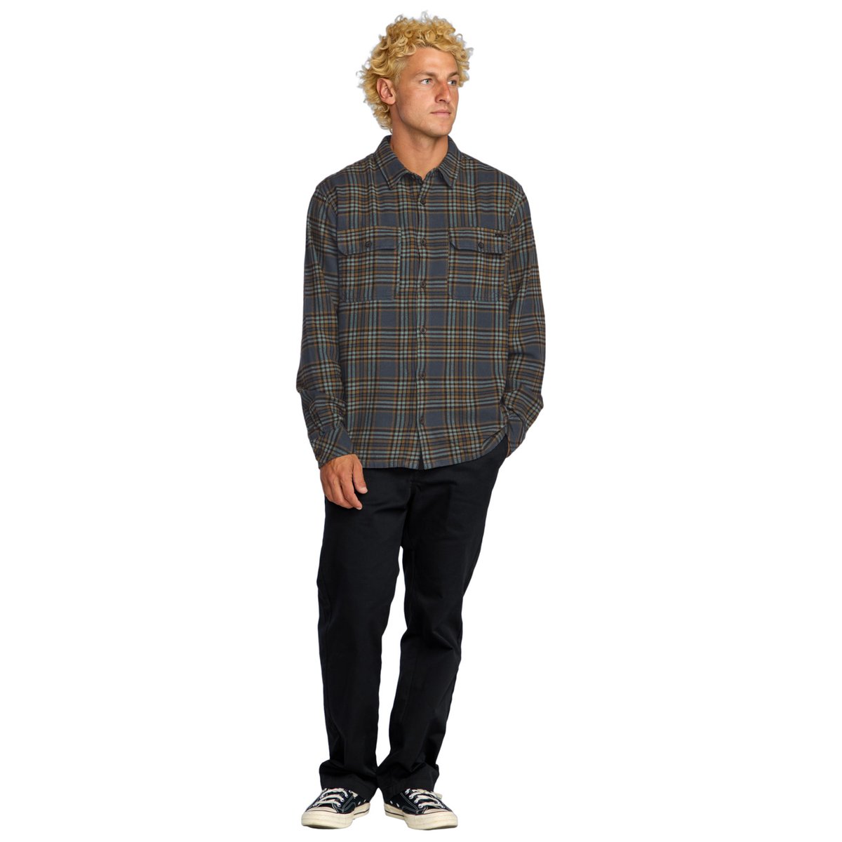 Chemise manches longues OFFSHORE bleu midnight, BILLABONG
