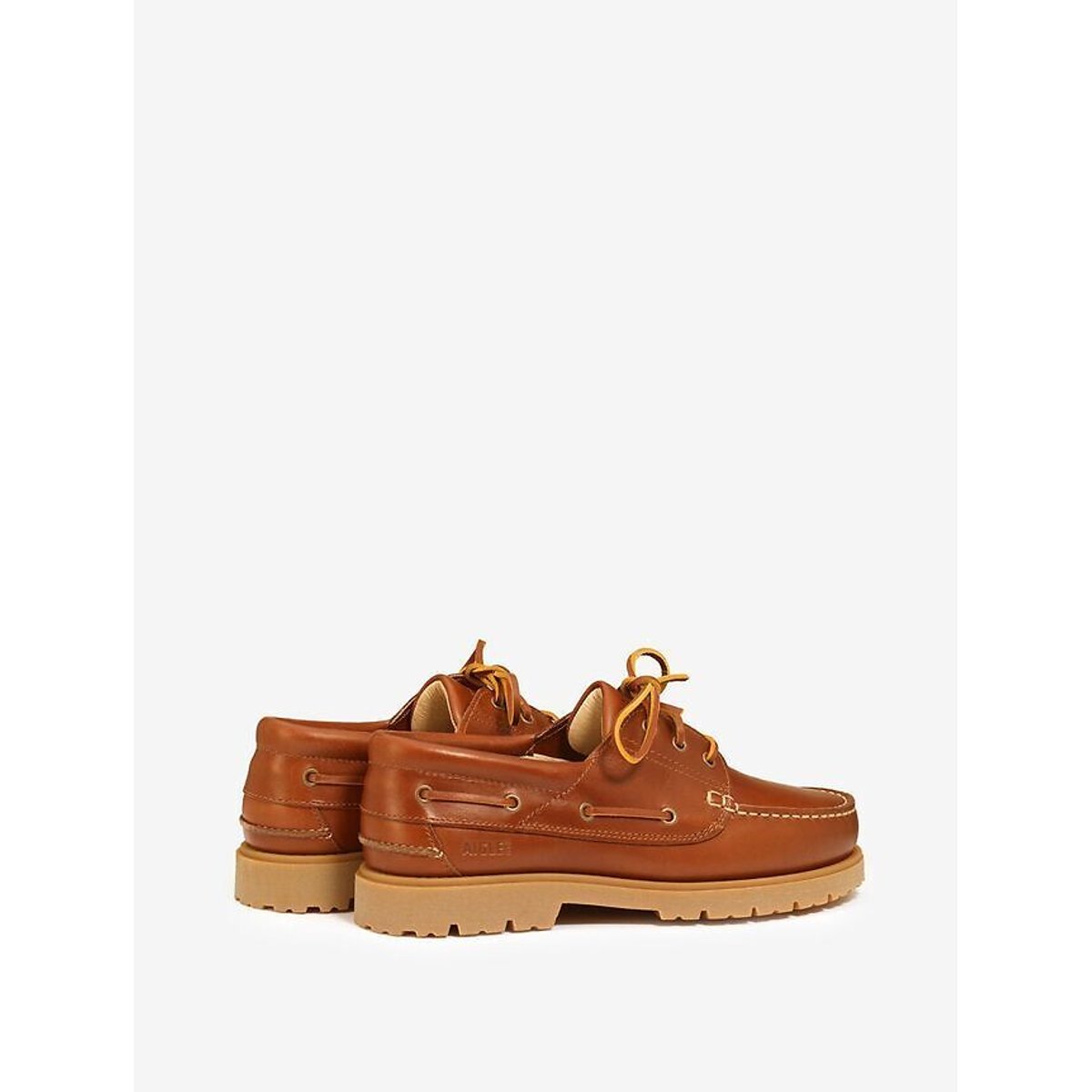 Mocassins à lacets en cuir Tarmac cognac, AIGLE