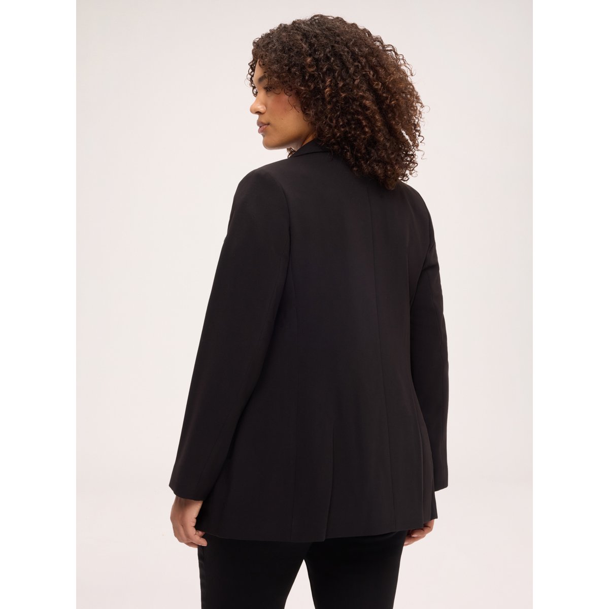 Blazer croisé avec application bijou noir, FIORELLA RUBINO