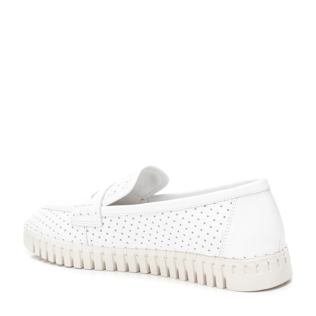 Chaussure Mocassin Plaine Décontractée blanc, CARMELA