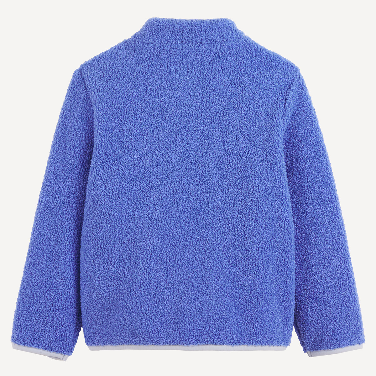 Reissverschluss-Gilet mit Stehkragen aus Sherpa mit Fleece-Futter blau, LA REDOUTE COLLECTIONS