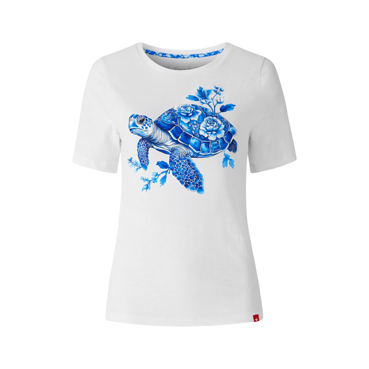 T-shirt à motif tortue blanc, JOE BROWNS
