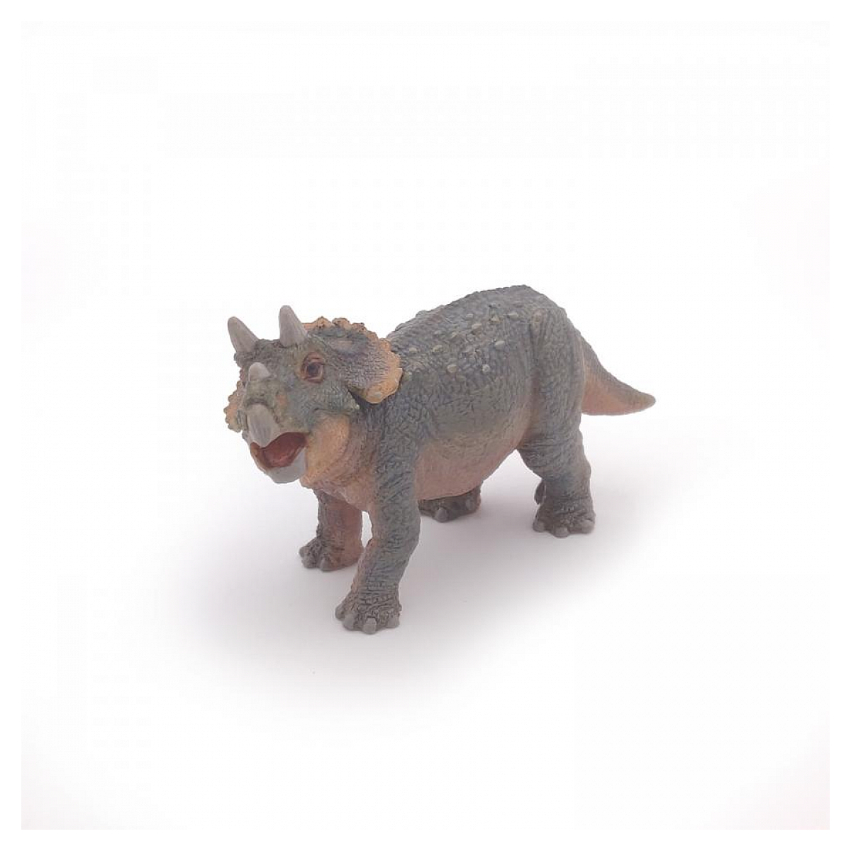 Figurine Jeune tricératops gris, PAPO