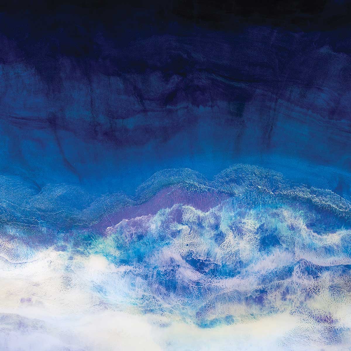 Tableau bleu glacier tableau alu dibond, HEXOA