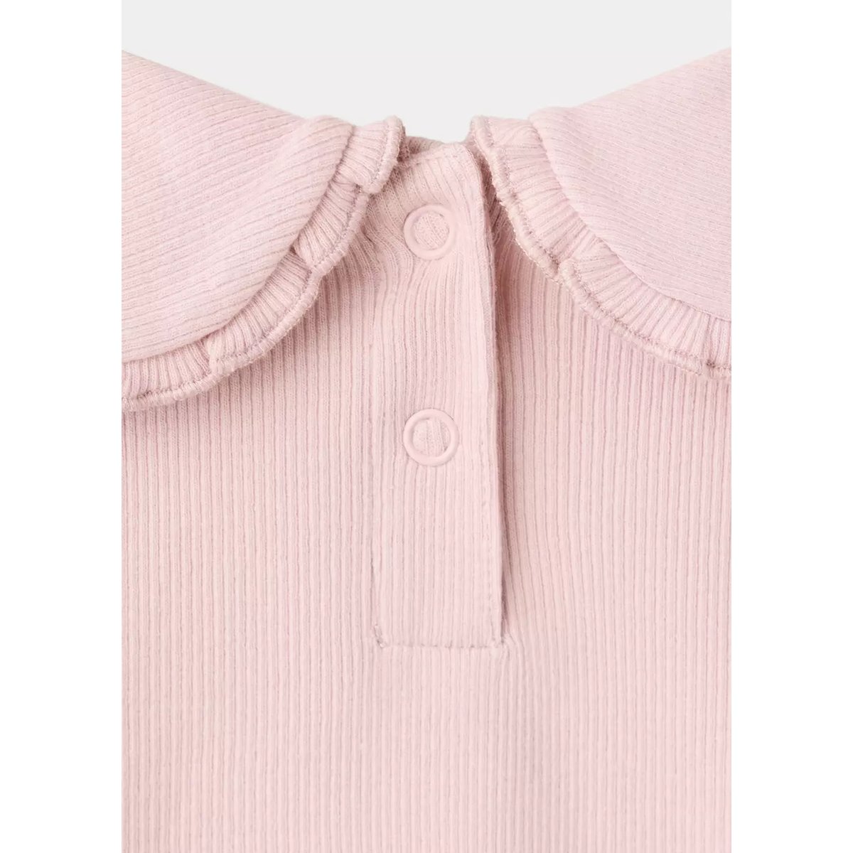 T-shirt en coton col Claudine rose, MANGO BABY