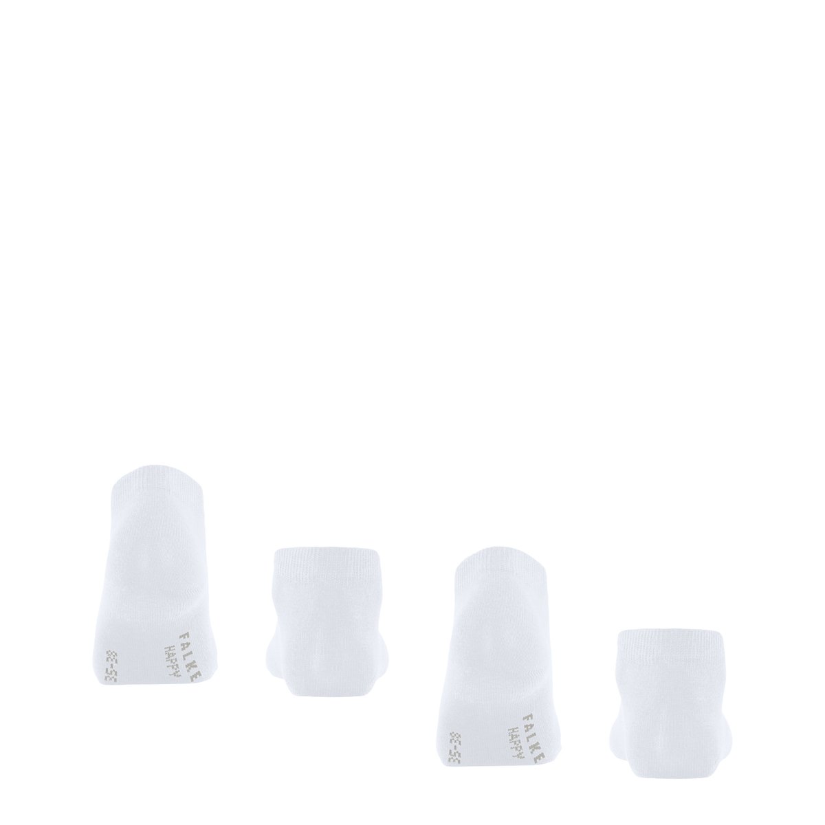 Socquettes Happy 2-Pack blanc, FALKE