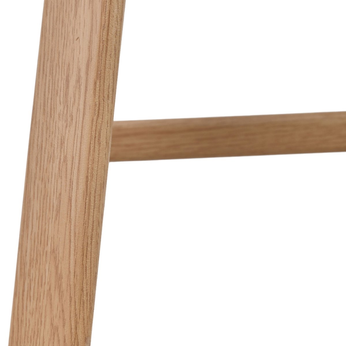 Lot de 2 chaises de bar en tissu piètement effet bois clair H65cm- LUNARA beige chiné, DRAWER