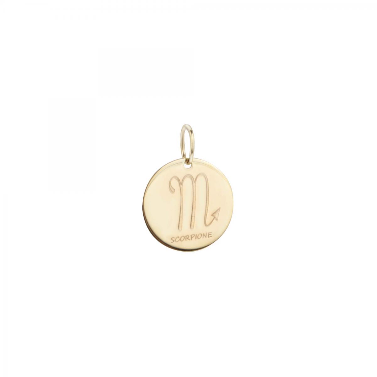 Pendentif En Or Jaune 375 Classic or jaune, BLUESPIRIT