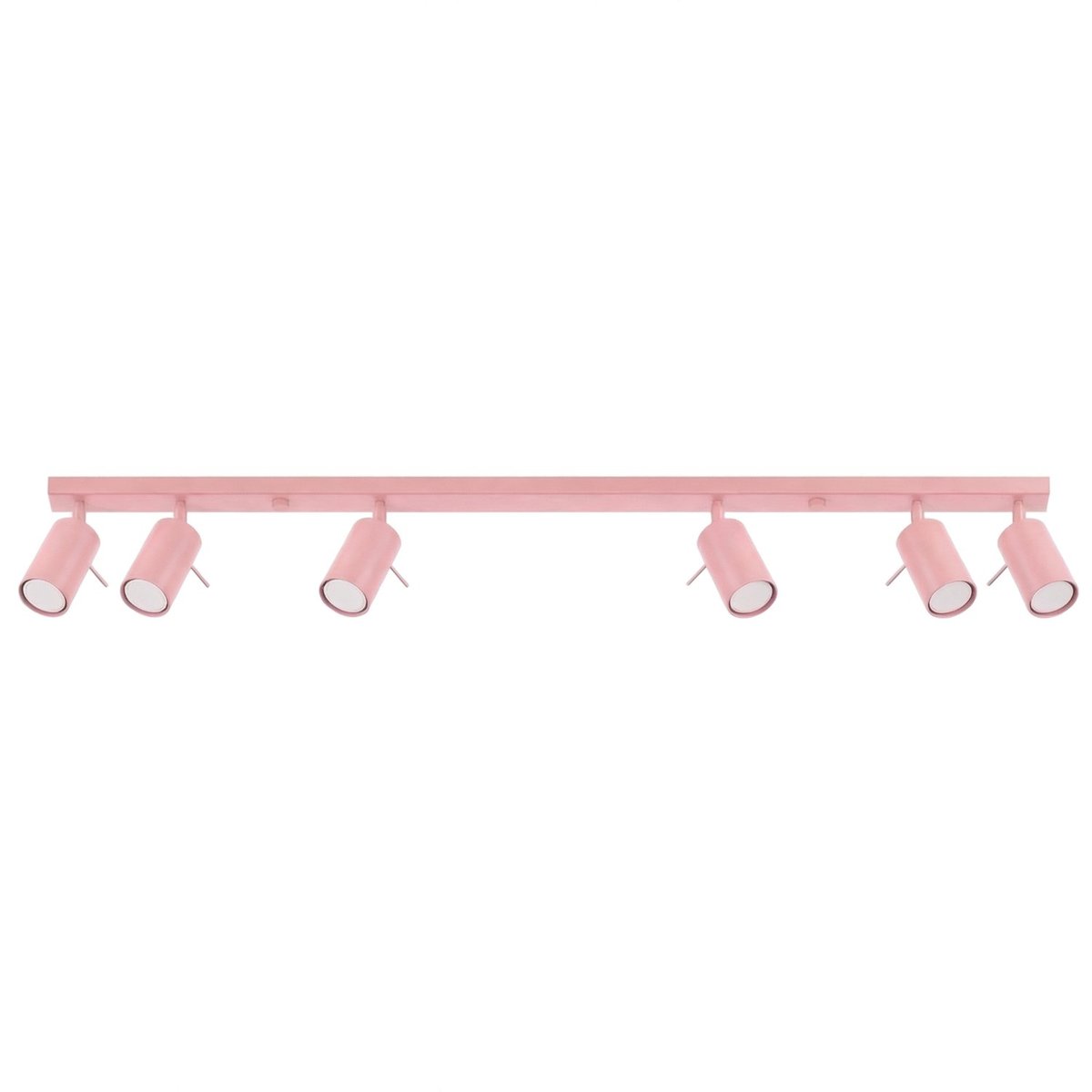 Plafonnier Acier Rose GU10 6 RING rose, EDEN