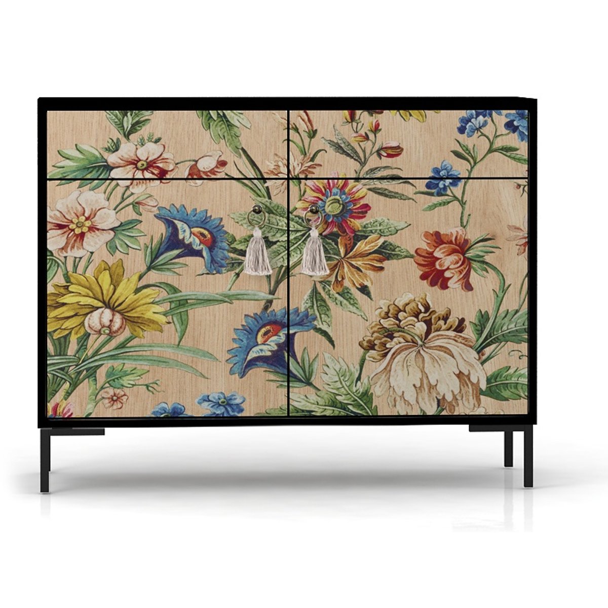 Buffet 2 portes et 2 tiroirs ALISE imprimé floral amazonia, REALLY NICE THINGS