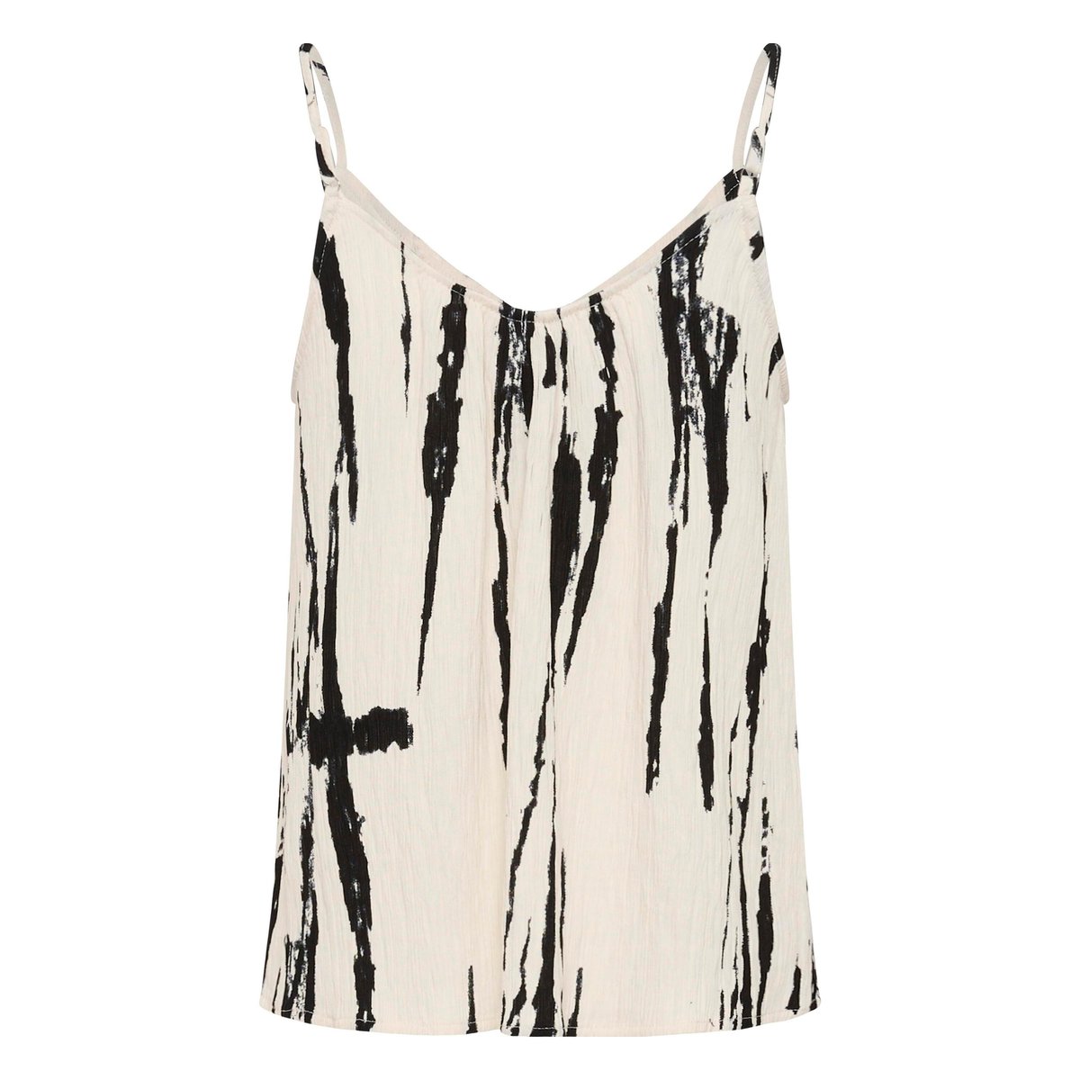 Blouse sans manches blanc noir white/black mix, CULTURE