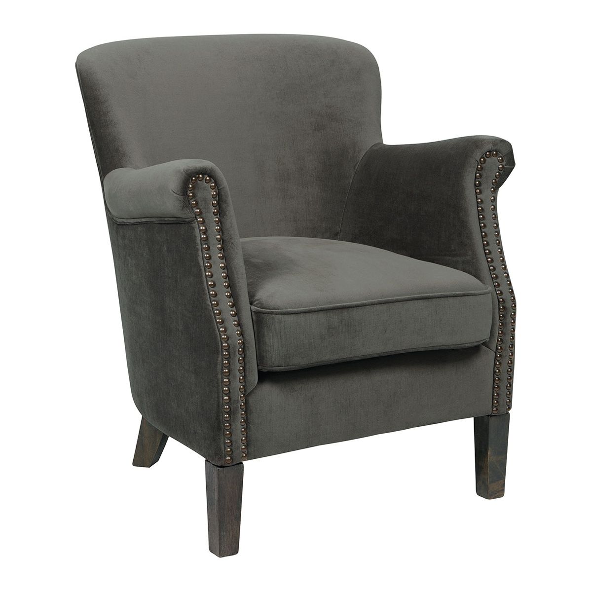 Fauteuil en pin gris, BLANC D’IVOIRE