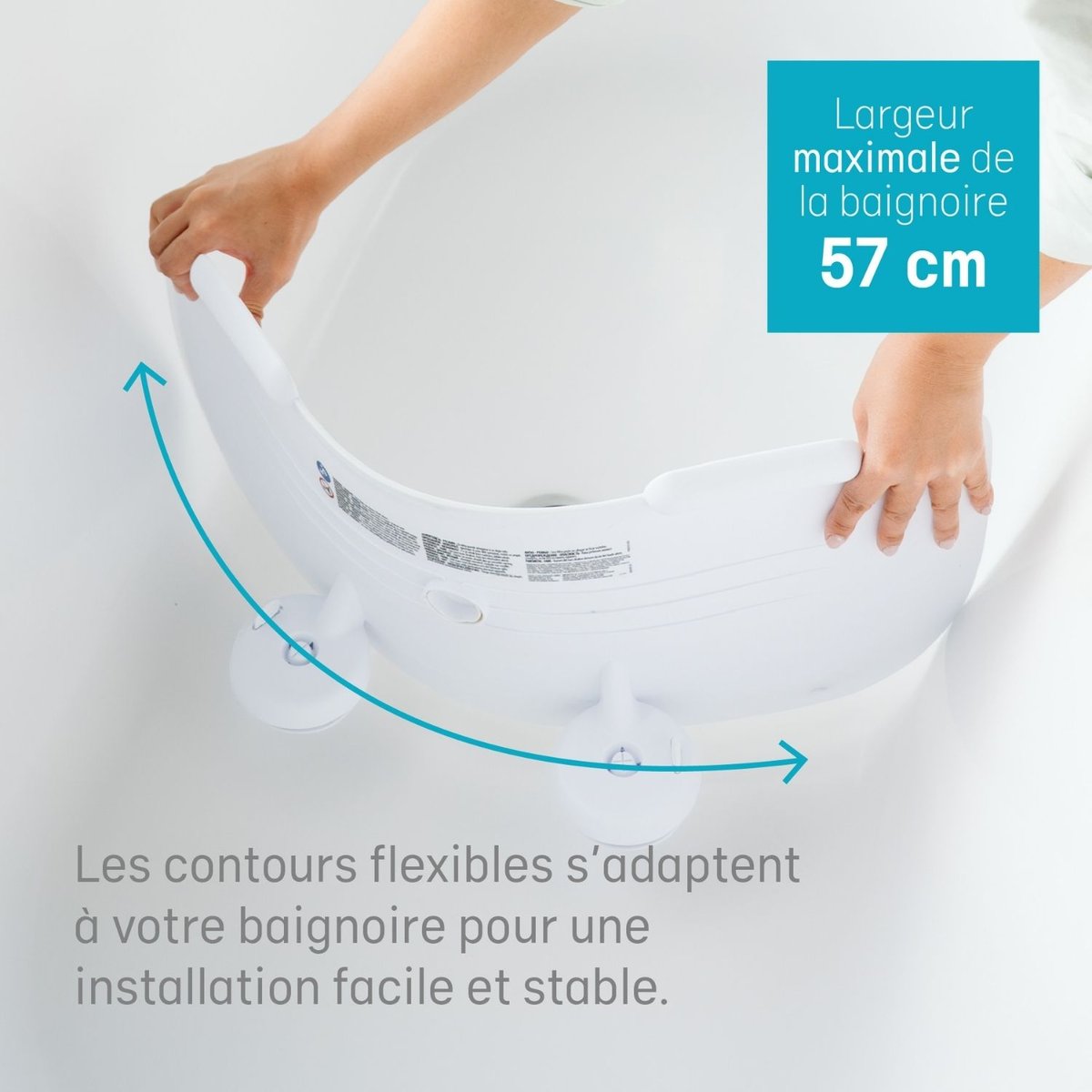 Réducteur de bain blanc, ANGELCARE