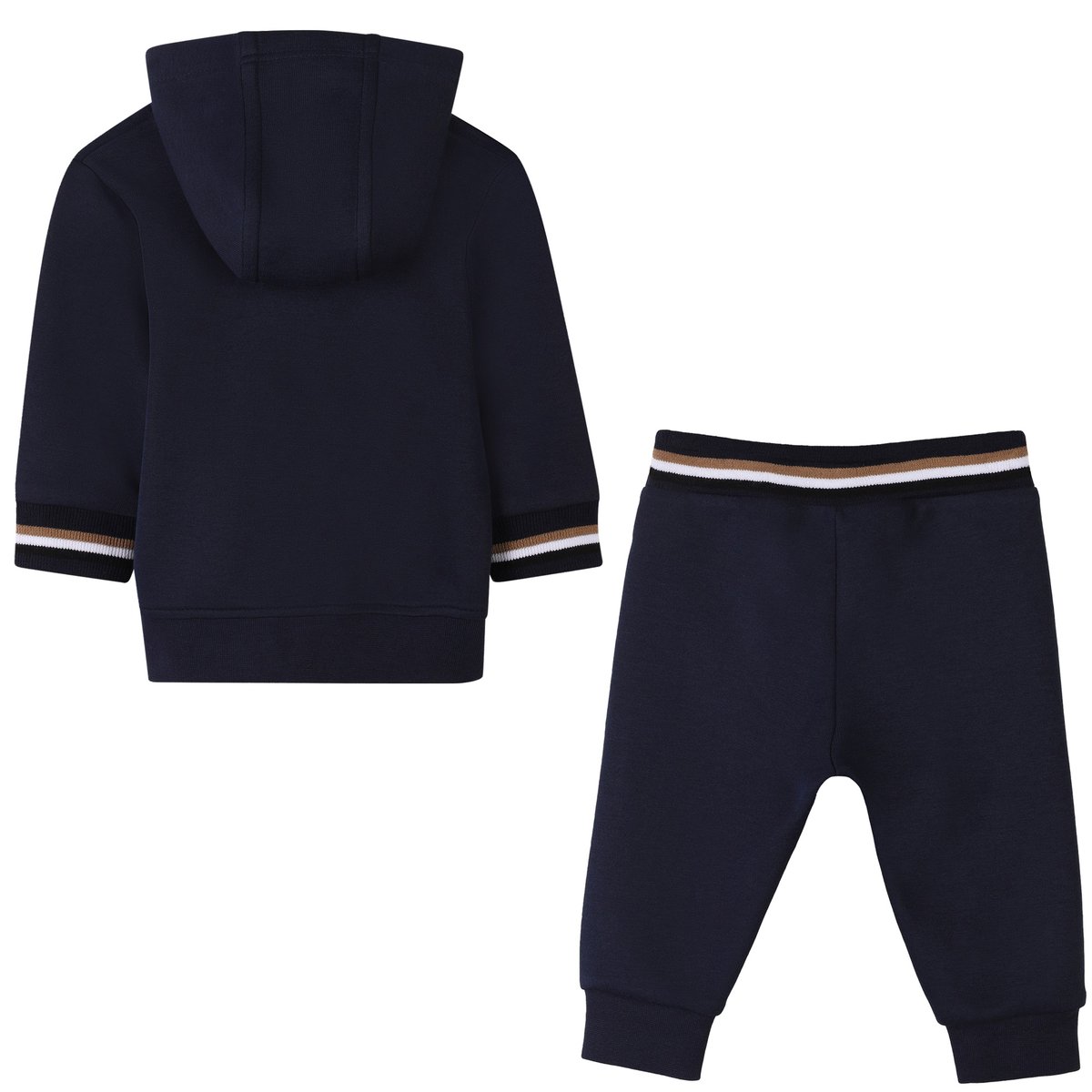 Ensemble cardigan et pantalon bleu cargo, BOSS KIDSWEAR