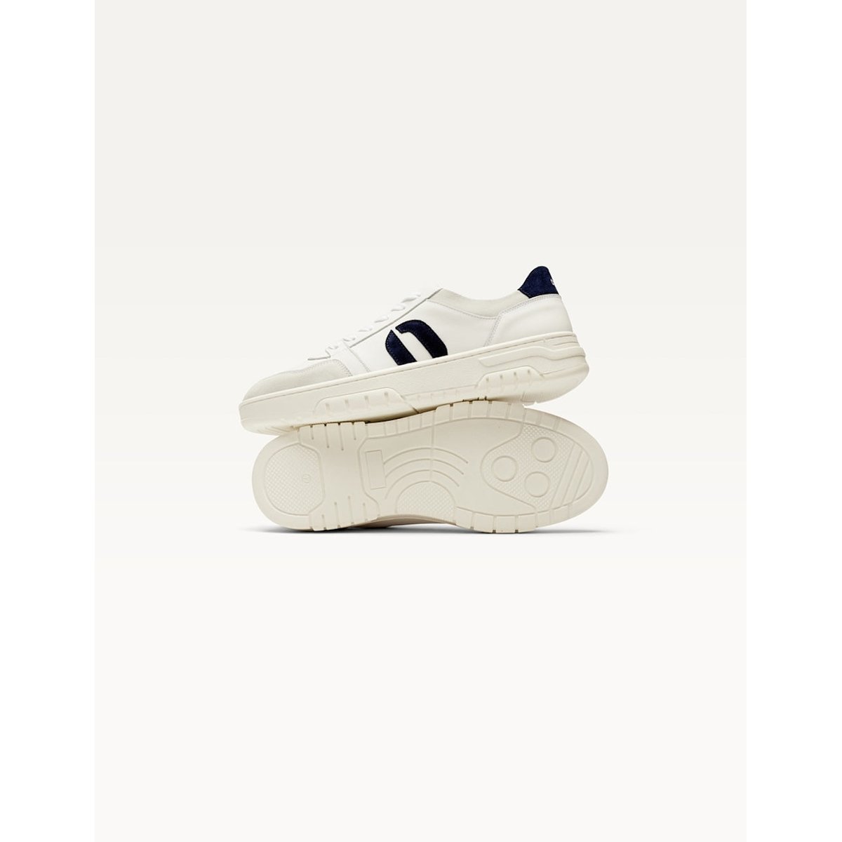 Baskets basses NINO blanc marine, ODAJE