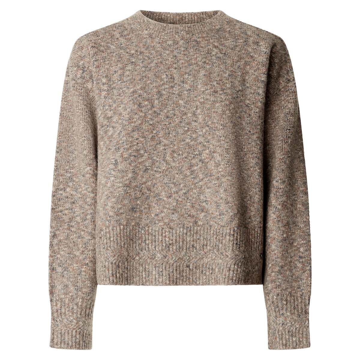 Pull Col Rond En Maille brun de trail, PEPE JEANS