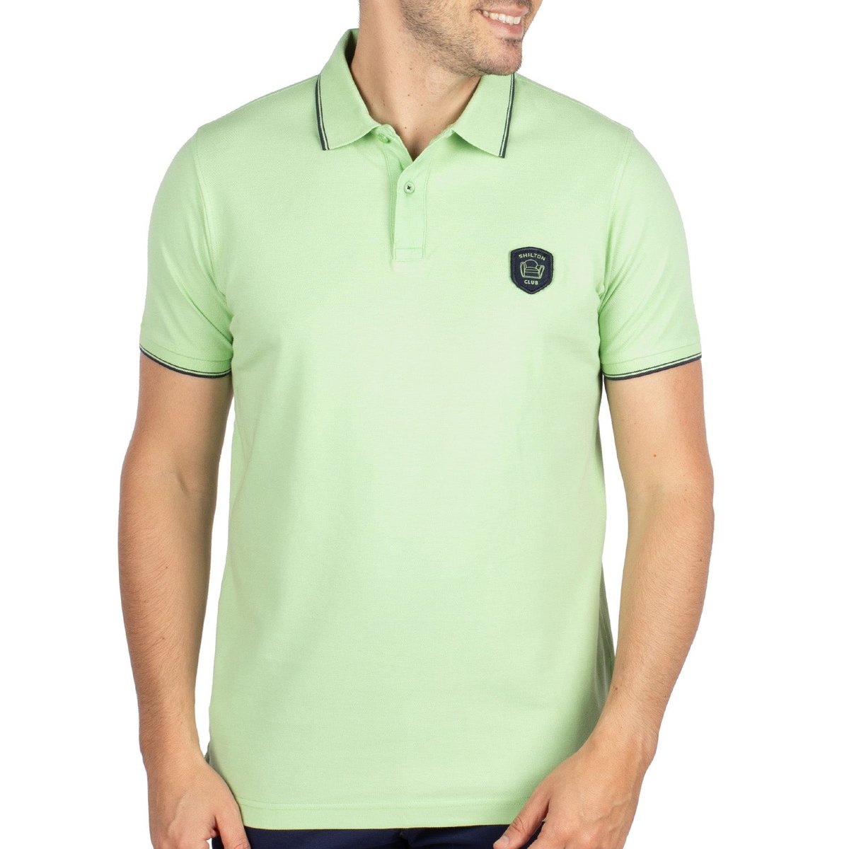 Polo basic club vert, SHILTON