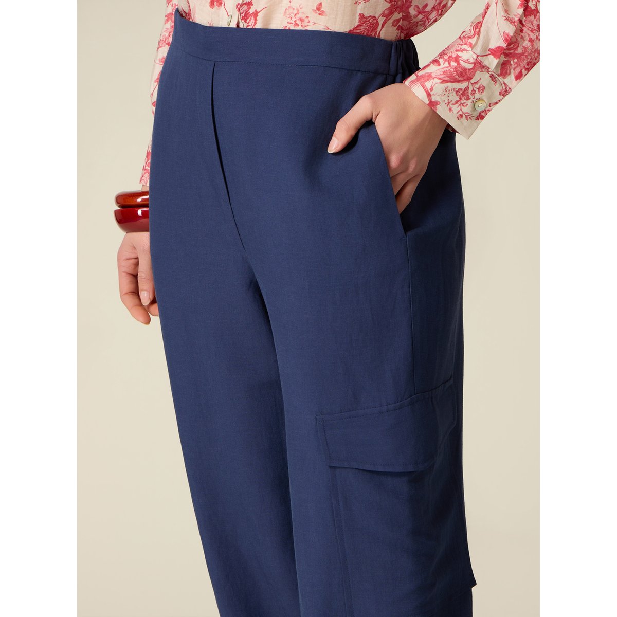 Pantalon cargo bleu, OLTRE