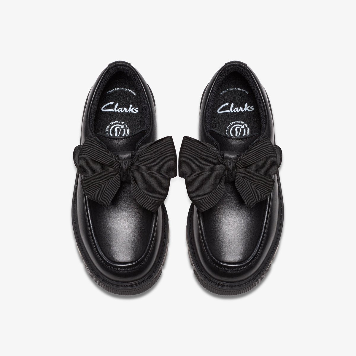 Derbies Cuir LORCAM BOW K noir, CLARKS