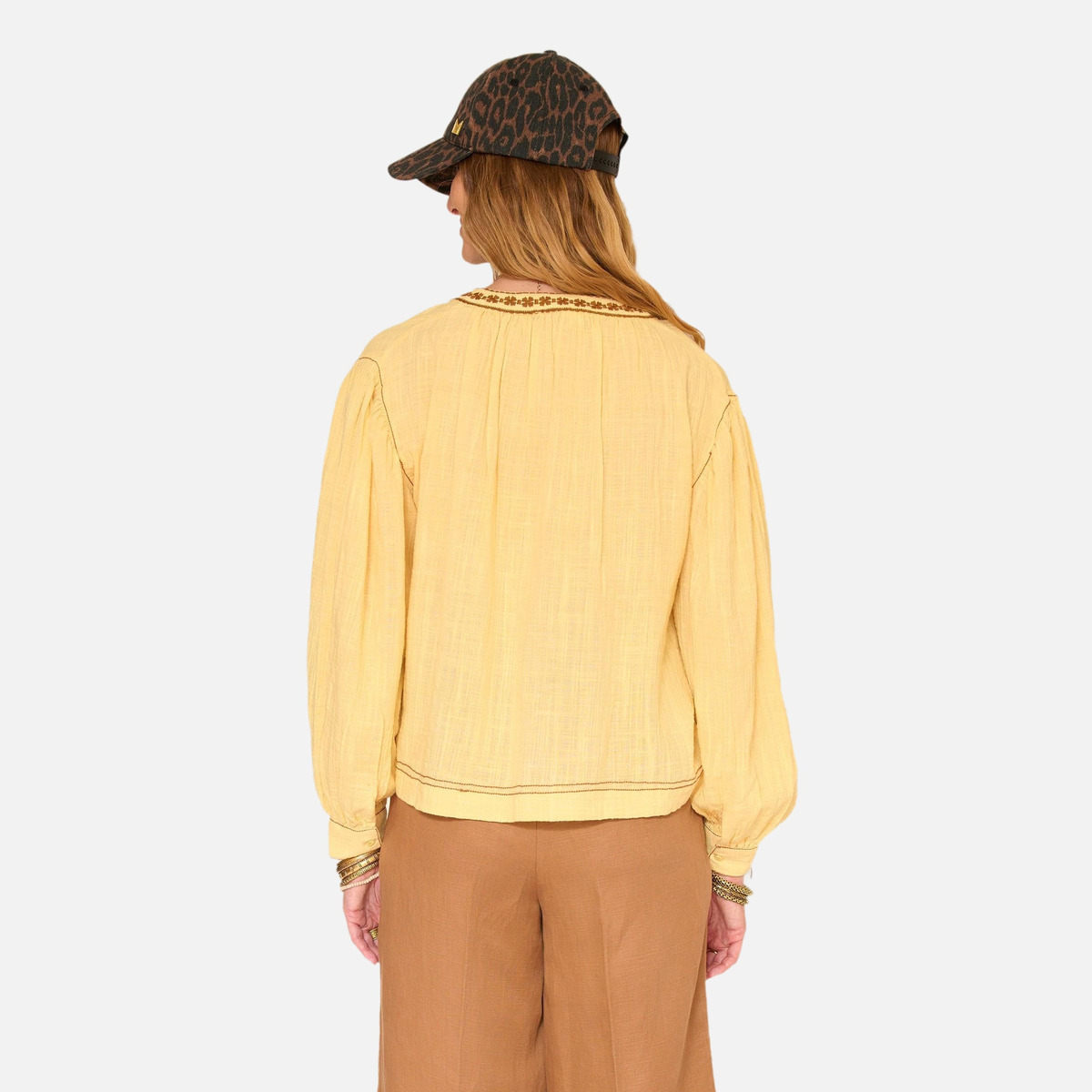 Chemise HERA 26s jaune soleil, MKT STUDIO