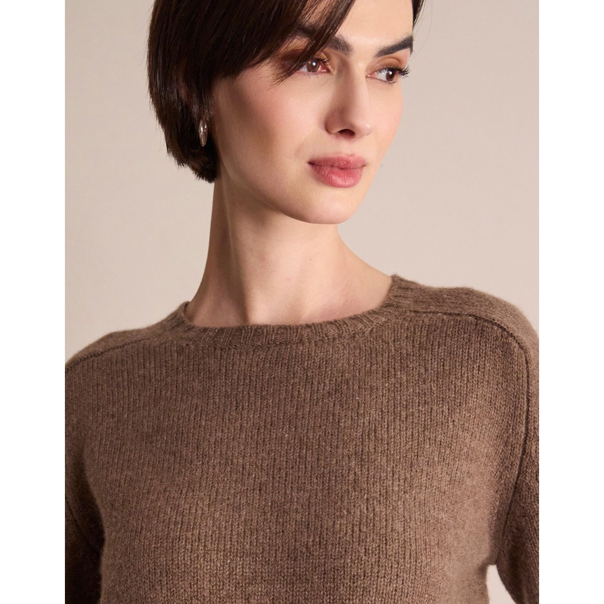 Pull Noelly marron, INES DE LA FRESSANGE PARIS