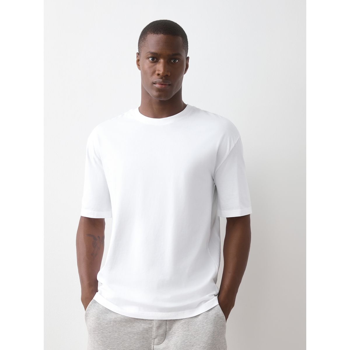 T-shirt en coton essential, lot de 6 blanc, NEXT