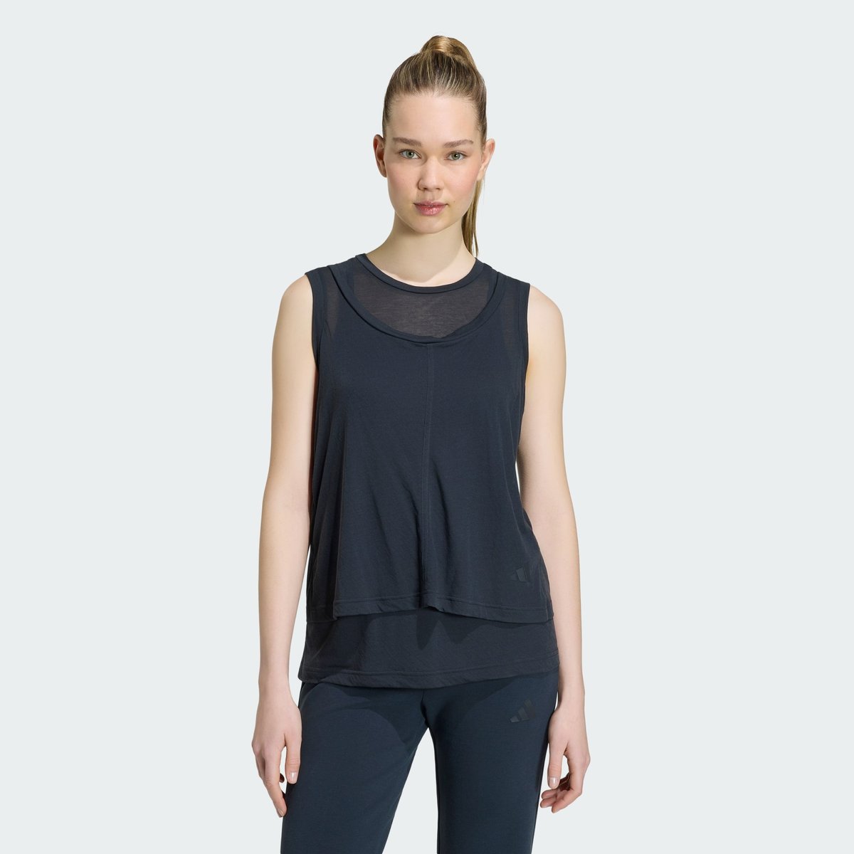 Débardeur Transparent Soft Lux Débardeur Transparent Soft Lux black, ADIDAS SPORTSWEAR