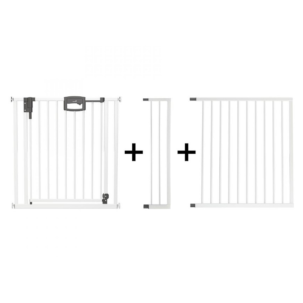 Barrière de porte à pression Easylock Plus métal 168,5 cm - 176,5 cm Blanc couleur unique, GEUTHER