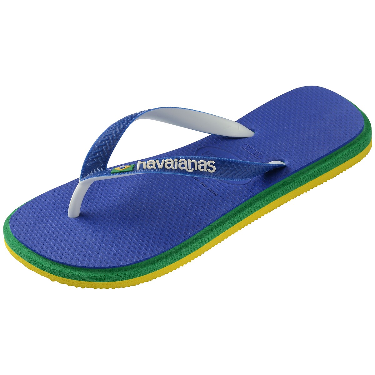 Tongs Hav. Brasil Twist bleu, HAVAIANAS