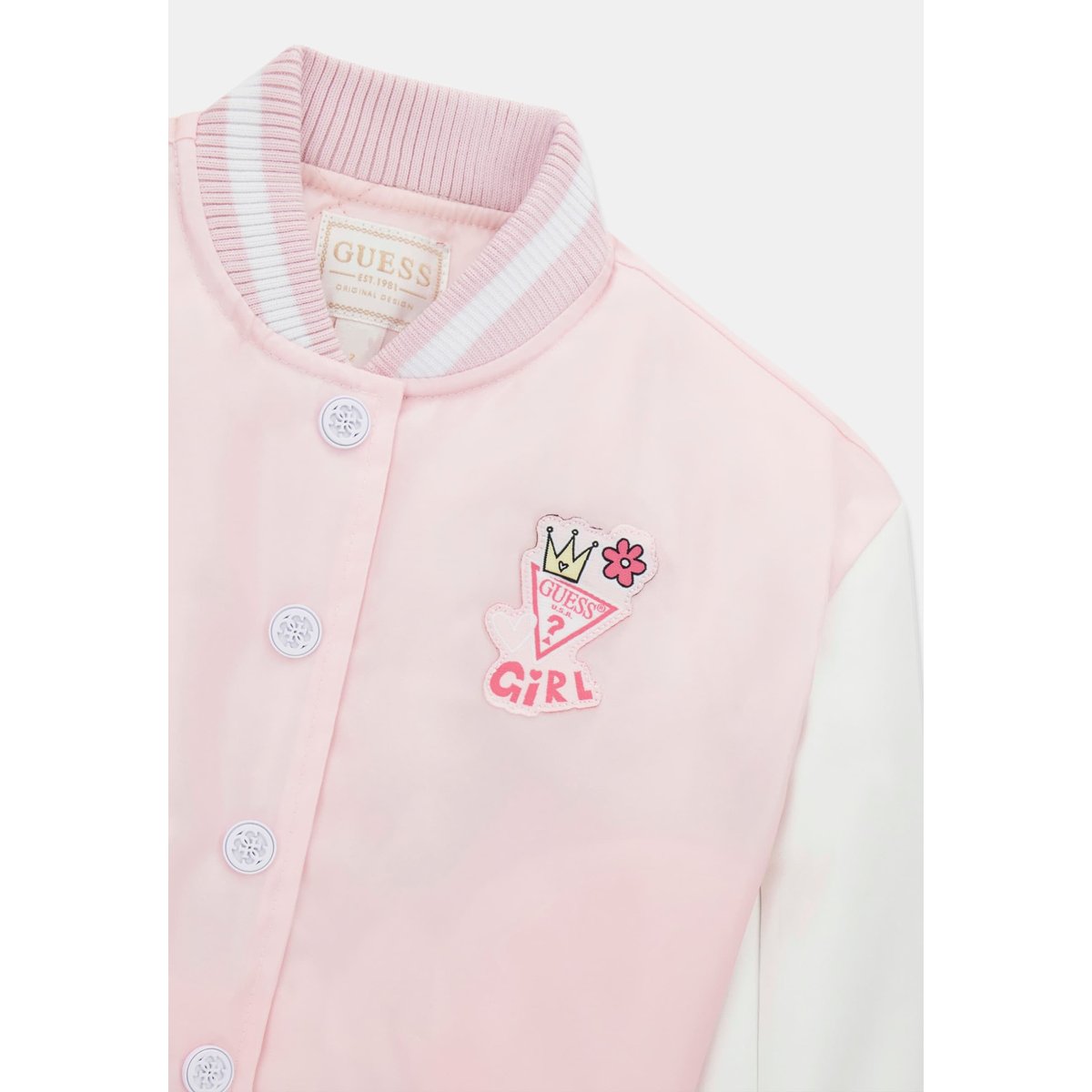 Veste Bomber Matelassée rose, GUESS KIDS