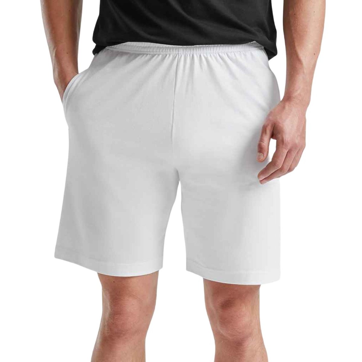 Short jersey ICONIC blanc, FRUIT OF THE LOOM