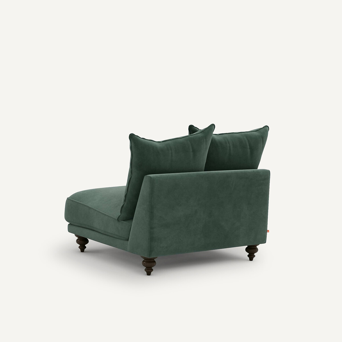 Chauffeuse velours, Lazare vert tsar, AM.PM