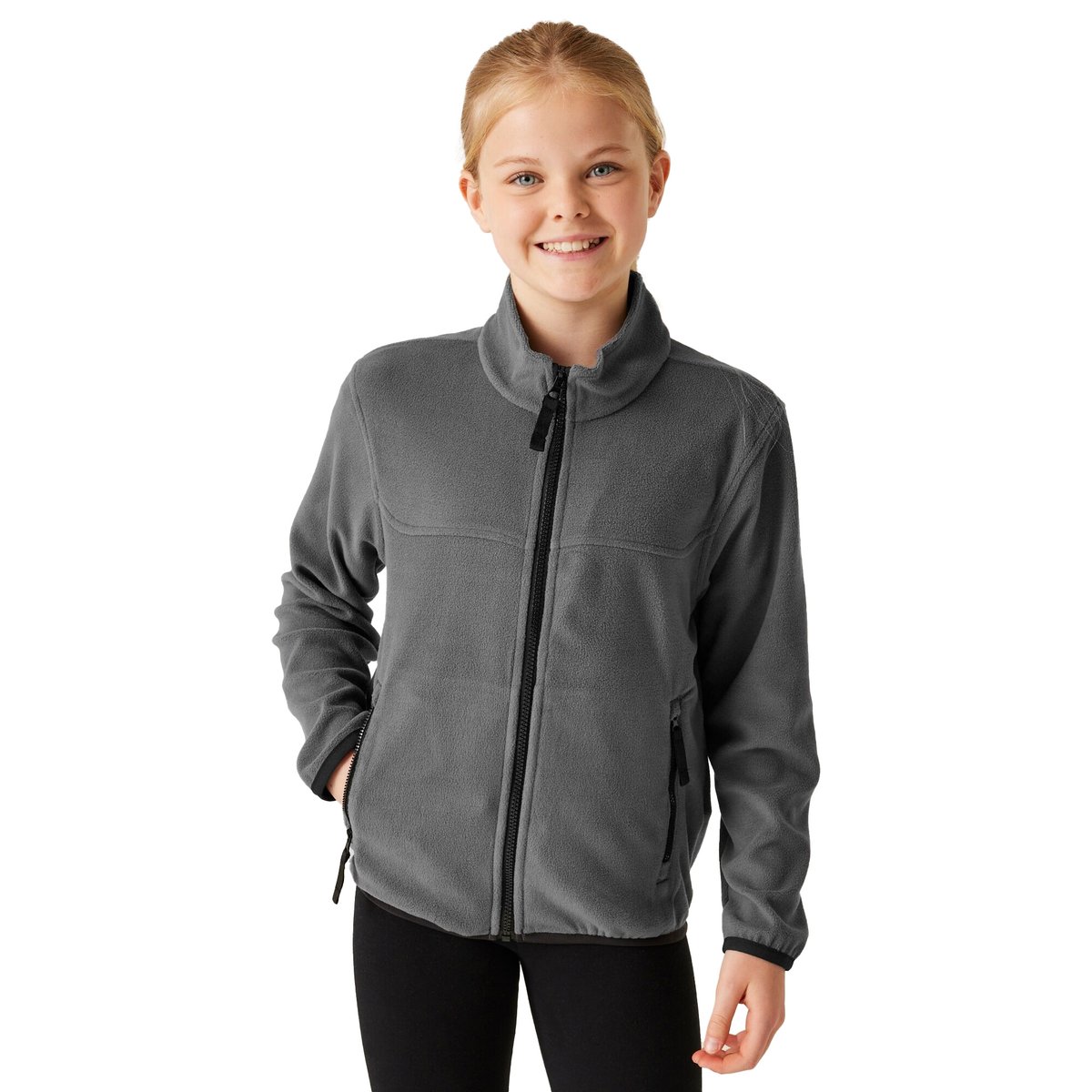 Veste polaire à col montant gris, REGATTA