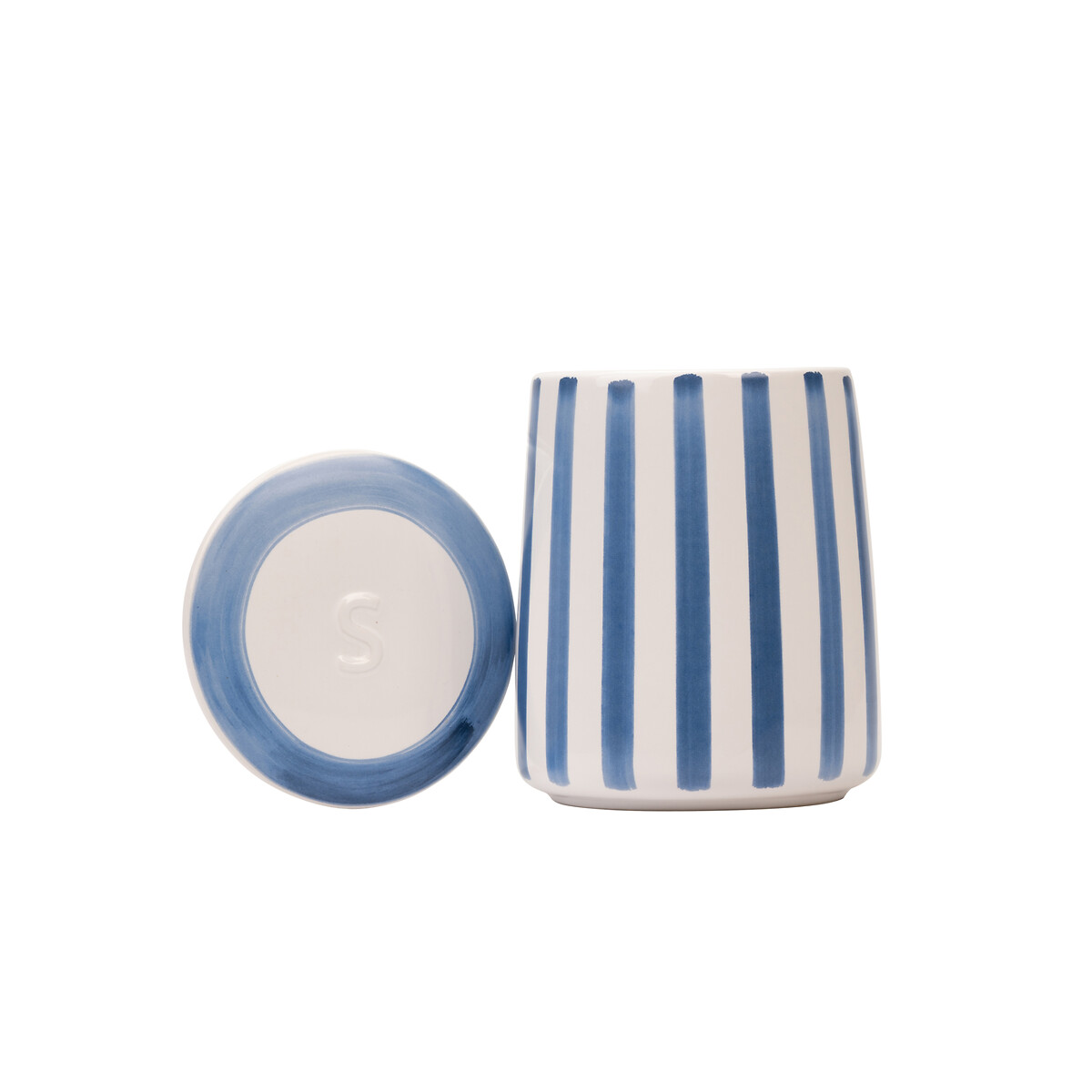 At Home Sugar Storage Canister in Blue blue, MARY BERRY