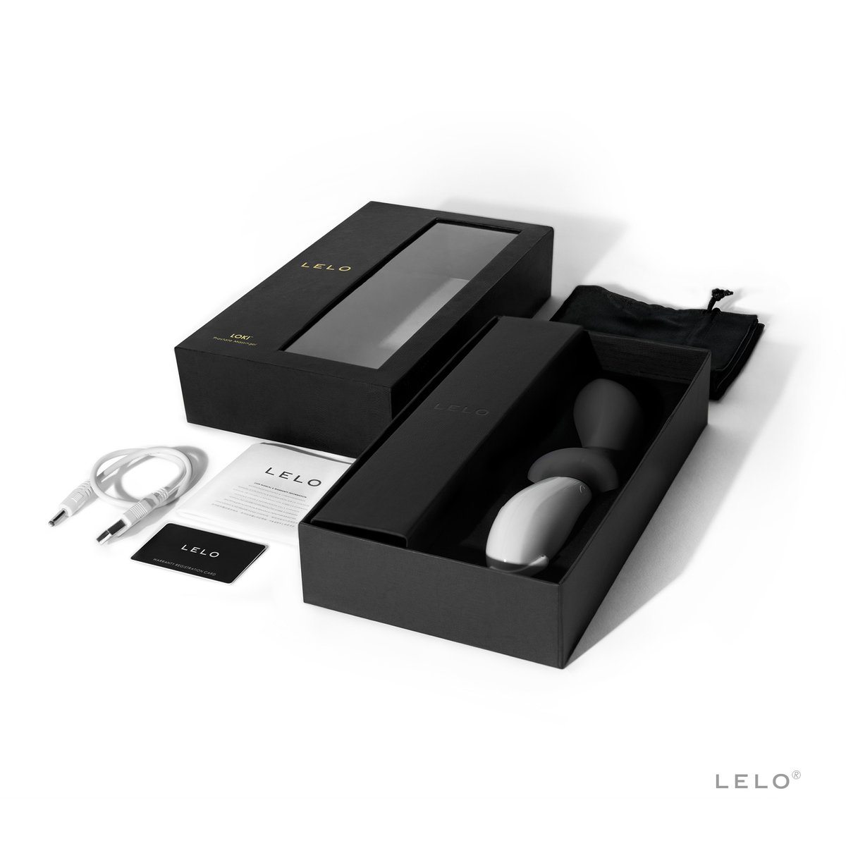 Vibromasseur Prostate pour Homme, LOKI noir, LELO